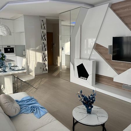 Blue Seaside Apartment Gdansk Bagian luar foto