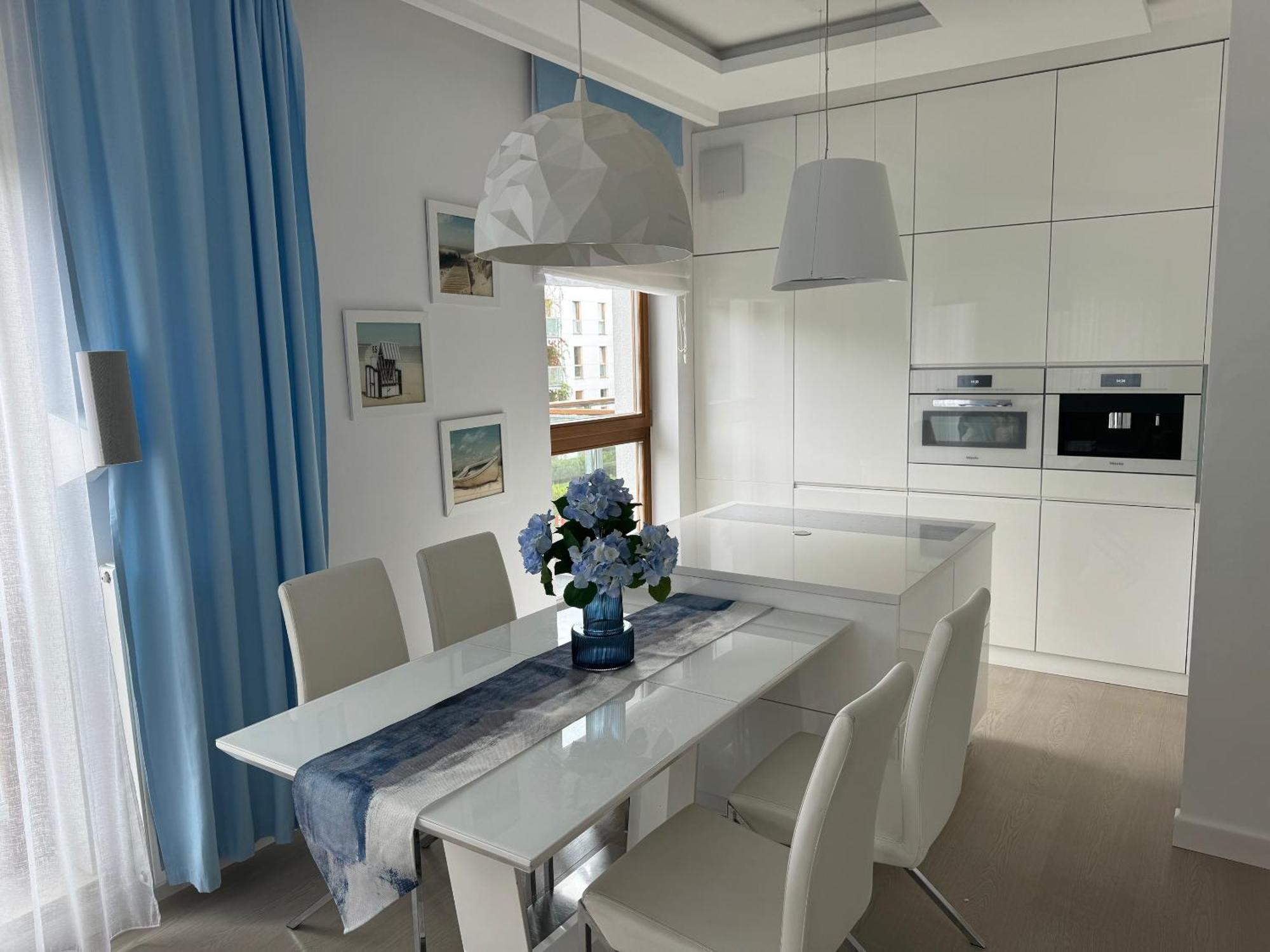 Blue Seaside Apartment Gdansk Bagian luar foto