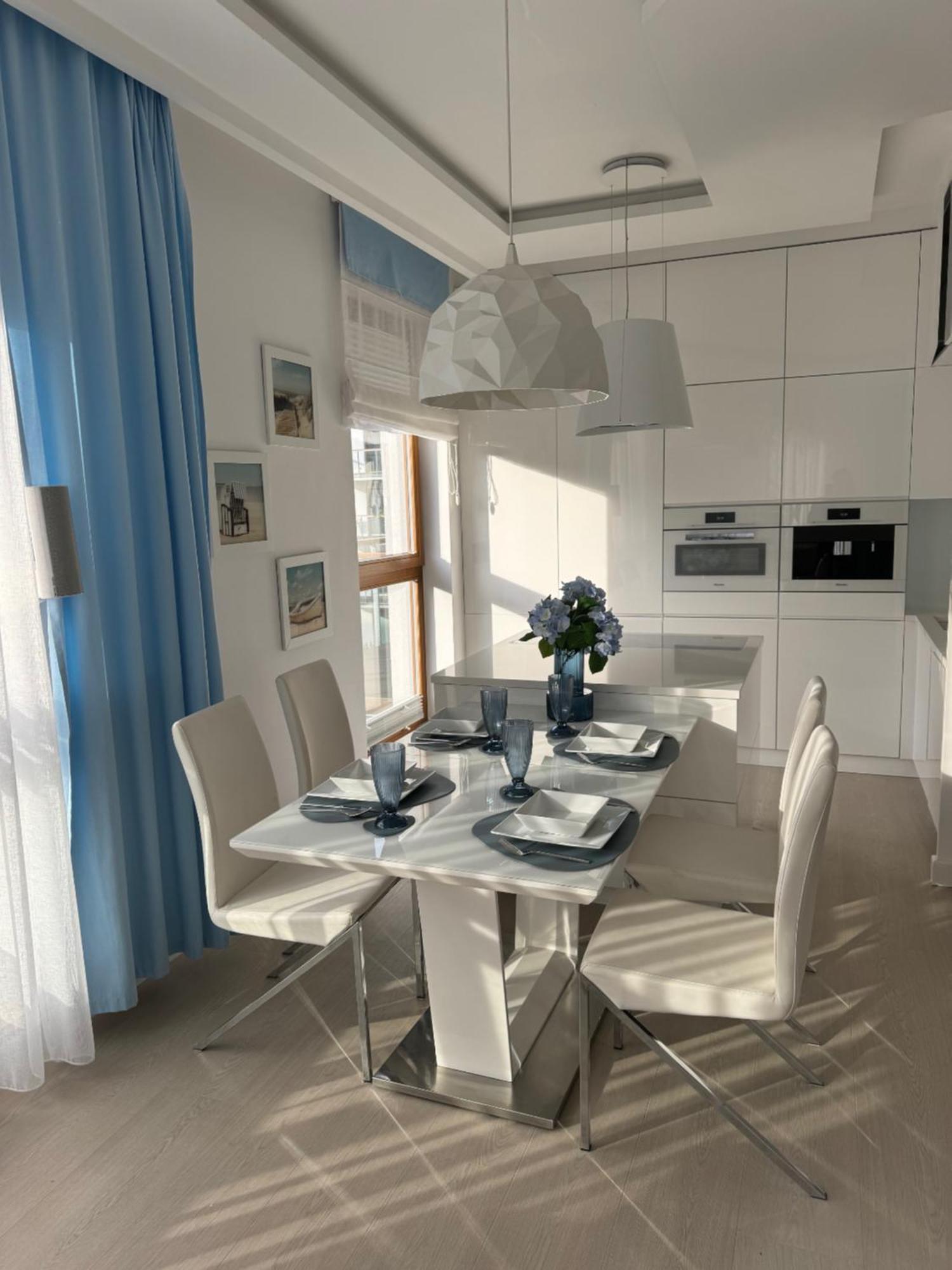Blue Seaside Apartment Gdansk Bagian luar foto